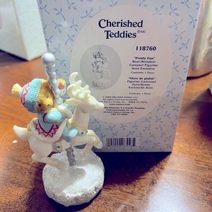 Frosty fun cherished Teddie. NIB $12 adorable for Christmas gifting.